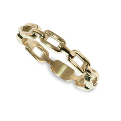 Long chain link stacking ring